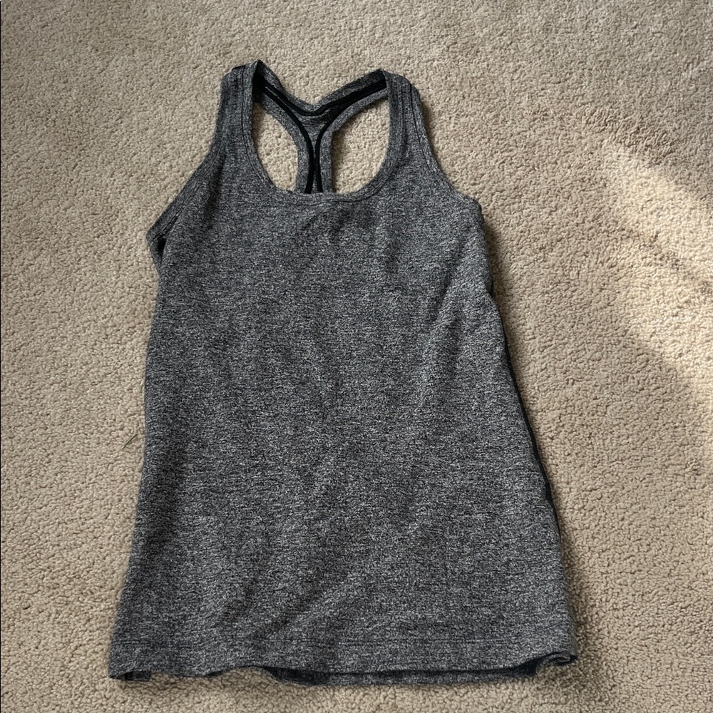 Lululemon Athletica Charcoal Tank Top